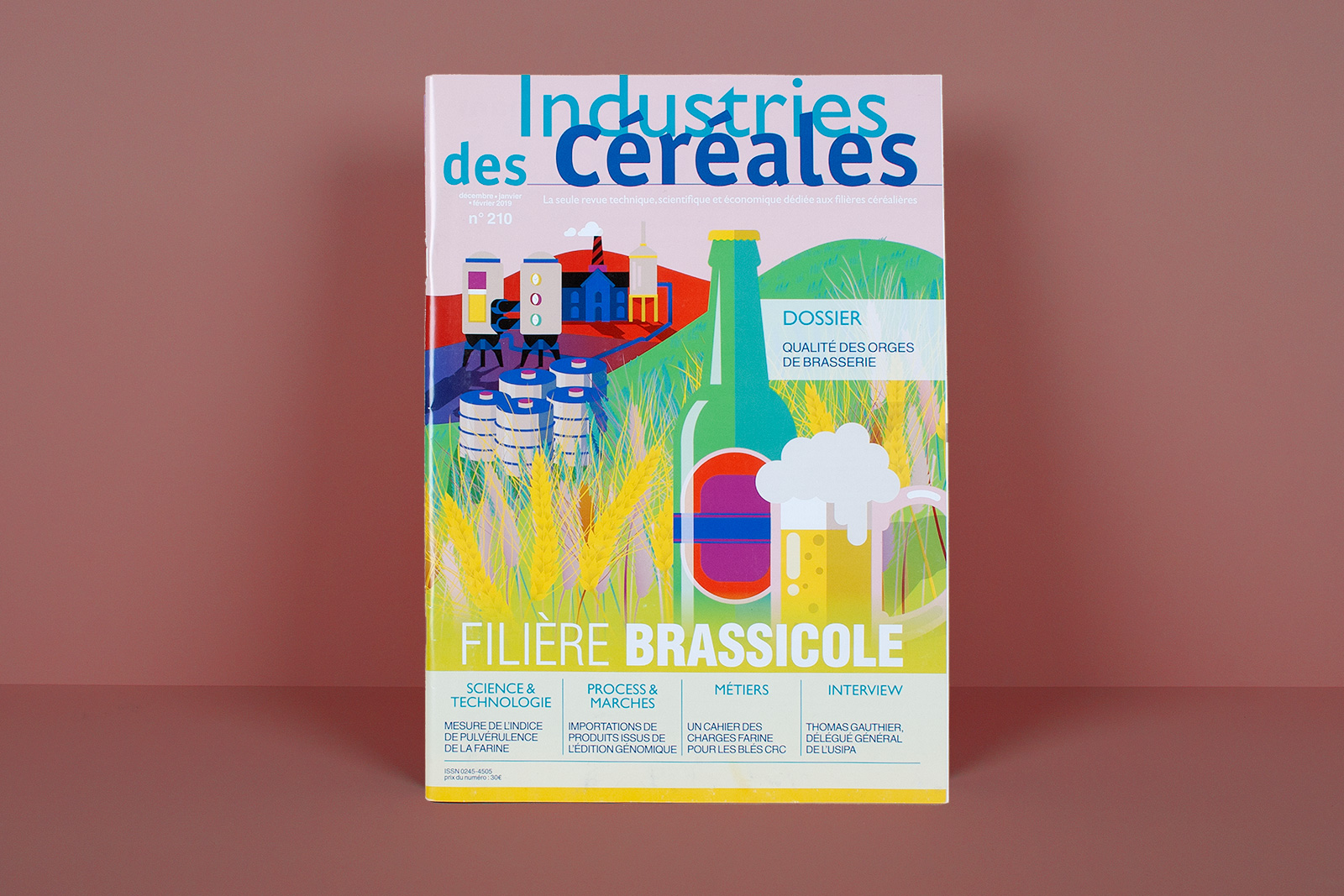 Stéphanie Viot | Industries des Céréales | Illustration de couverture, infographies & mise en page